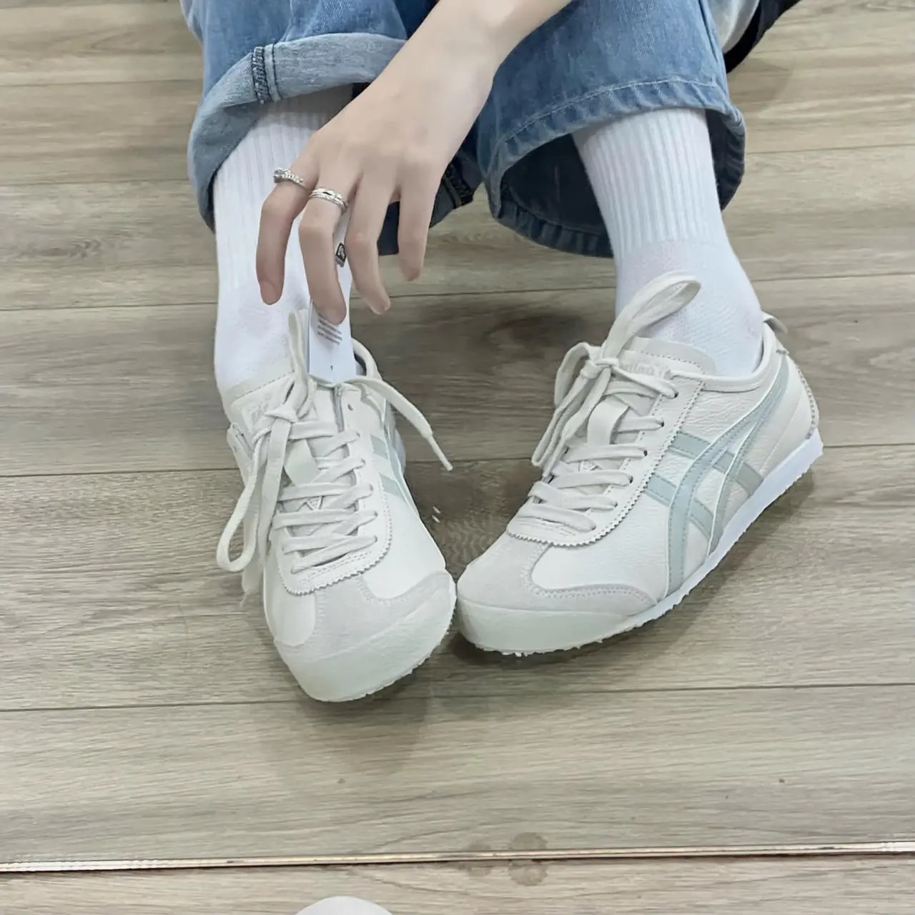 Giày Onitsuka Tiger Mexico 66 'Cream Light Sage' 1183A201-127 — ảnh 2
