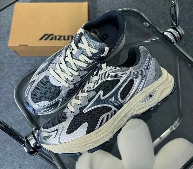 Giày Mizuno Racer S 'Silver Grey' D1GH223519 — ảnh 4