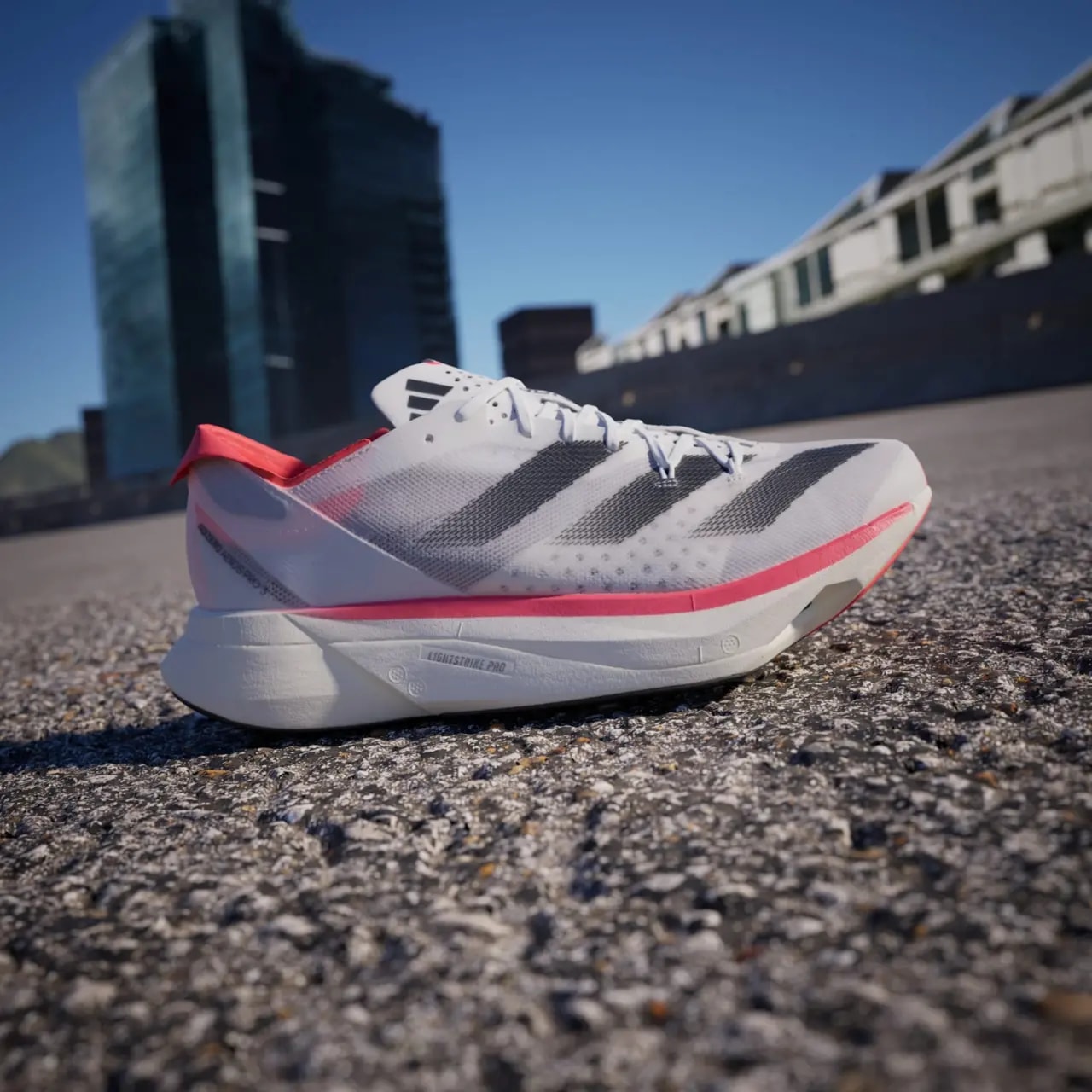 Giày Adizero Adios Pro 3 'White Solar Red' IE1053 — ảnh 5