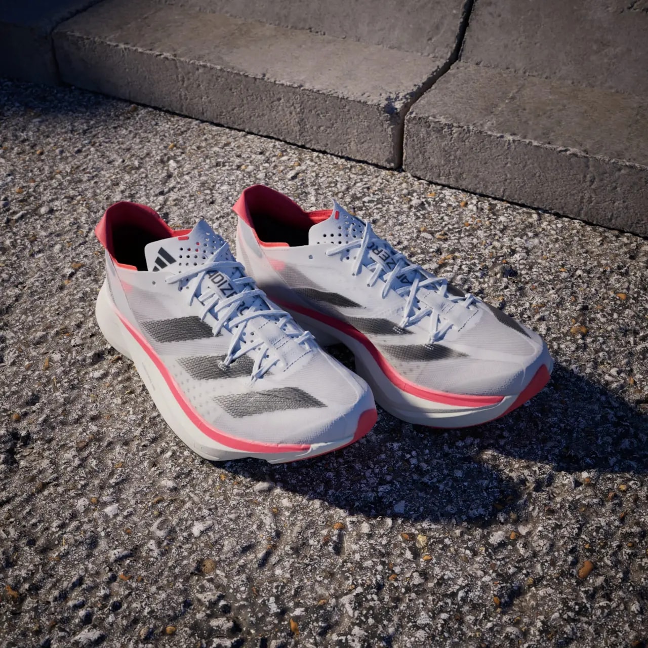 Giày Adizero Adios Pro 3 'White Solar Red' IE1053 — ảnh 4