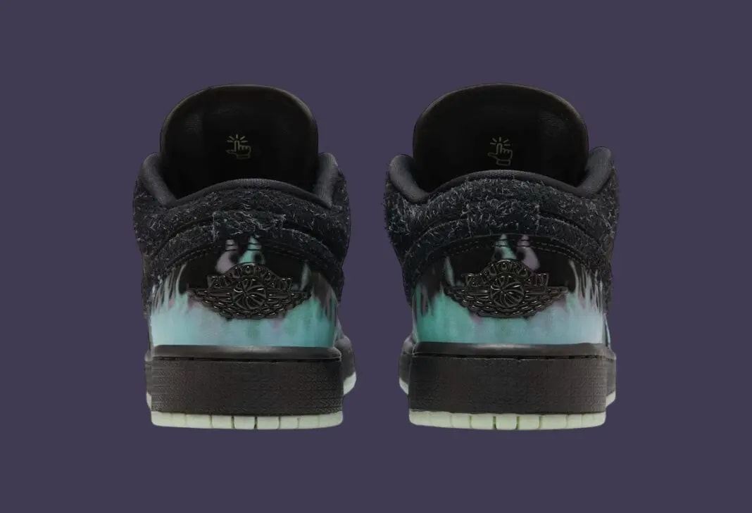 Giày Nike Air Jordan 1 Low GS 'Halloween Fortune Fly' HQ3442-001 — ảnh 3