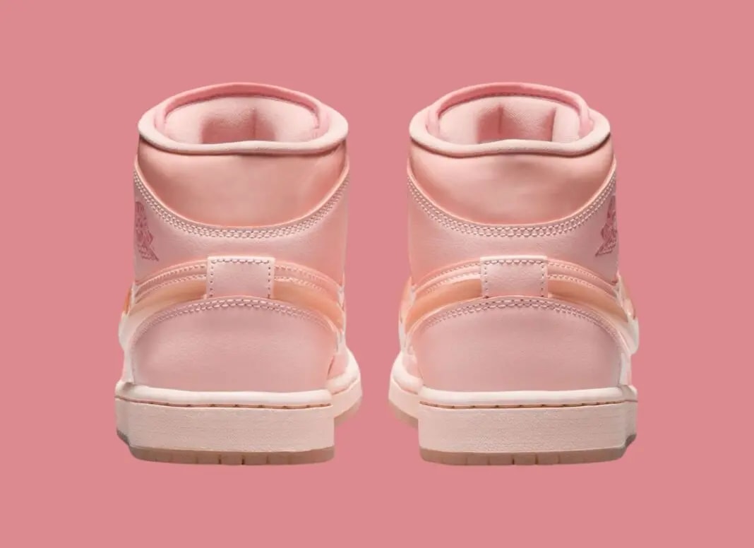 Giày Nike Air Jordan 1 Mid 'Pink Patent Valentine's Day' HF3173-600 — ảnh 3