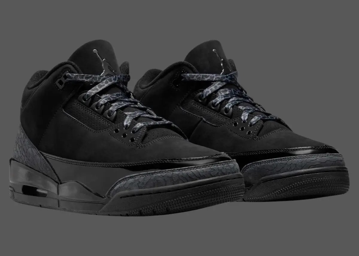 Giày Nike Air Jordan 3 Retro 'Black Cat' CT8532-001 — ảnh 5