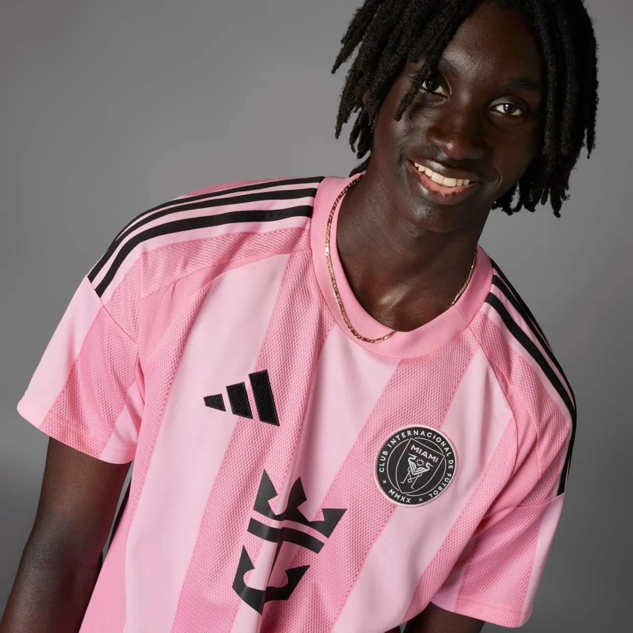 Áo Adidas Inter Miami CF 25/26 Home Jersey 'Pink' JJ1392 — ảnh 3