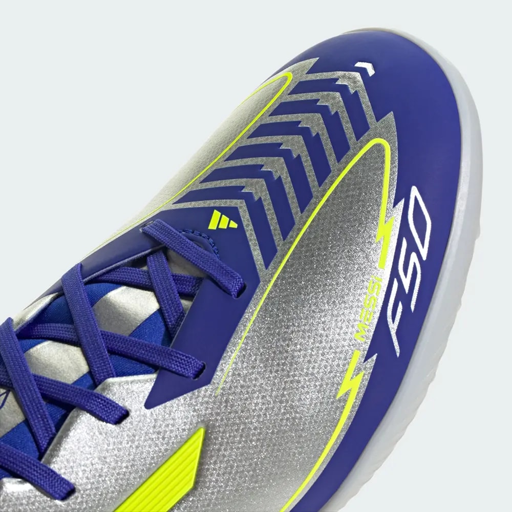 Giày Adidas F50 League TF Messi 'Silver' IH0919 — ảnh 4