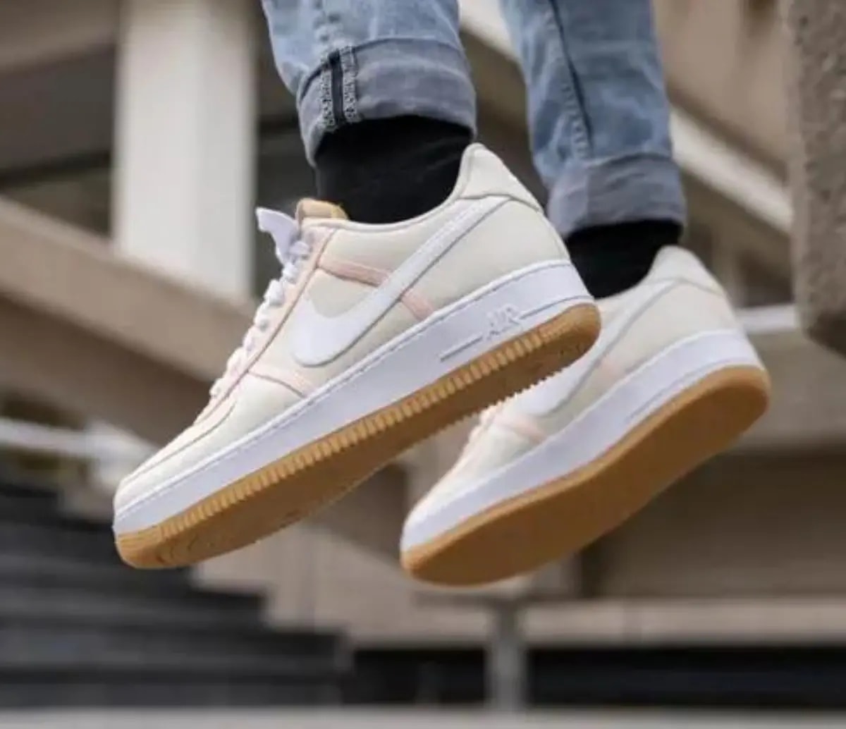 Giày Nike Air Force 1 '07 Premium 'Light Cream' CI9349-200 — ảnh 3