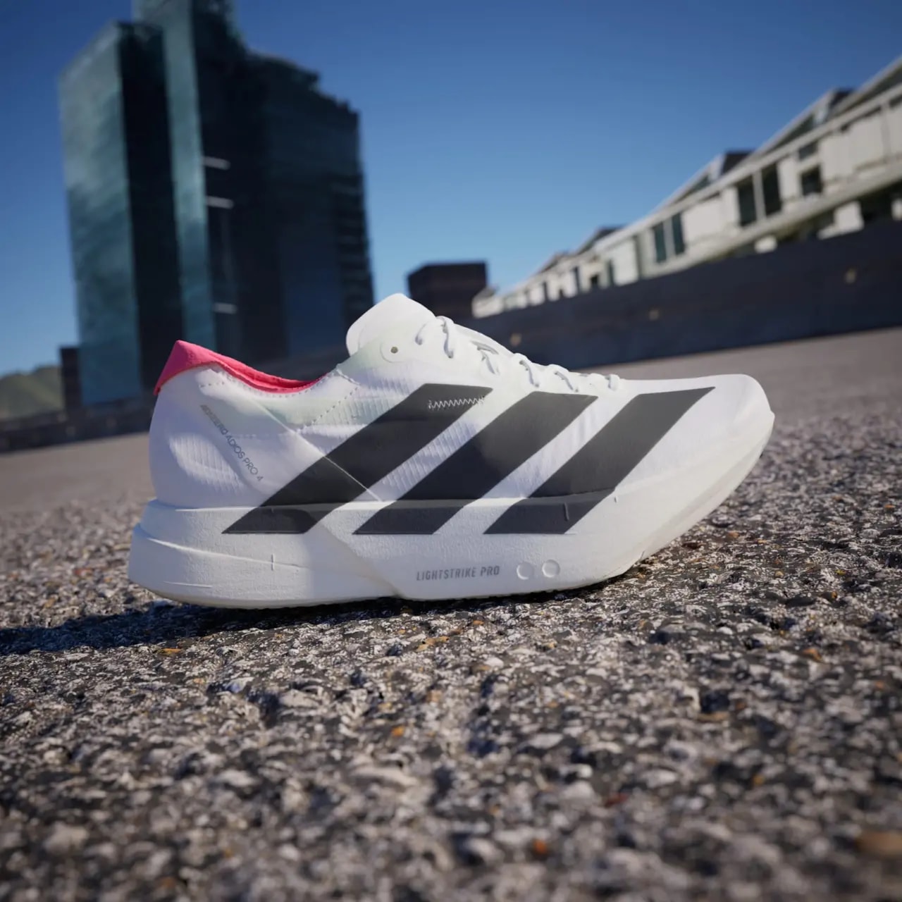 Giày Adidas Adizero Adios Pro 4 'White Black' JR1094 — ảnh 5