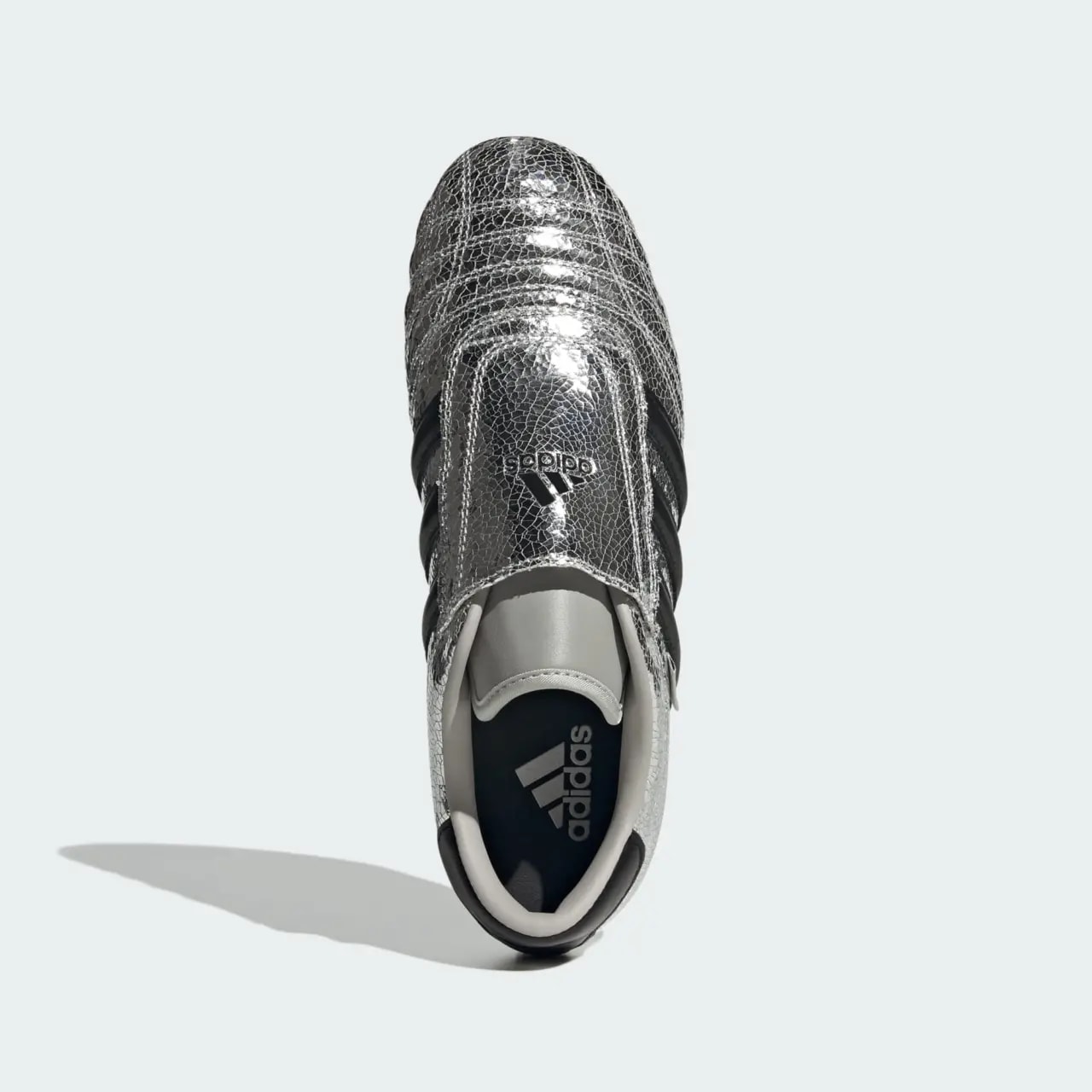 Giày Adidas Taekwondo 'Metallic Silver Black' JH9664 — ảnh 5