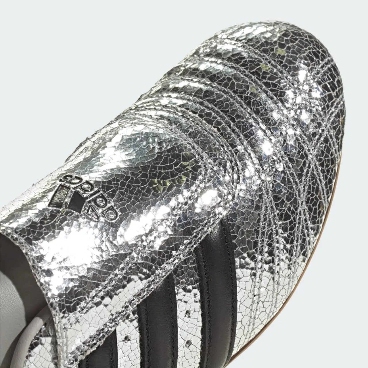 Giày Adidas Taekwondo 'Metallic Silver Black' JH9664 — ảnh 3