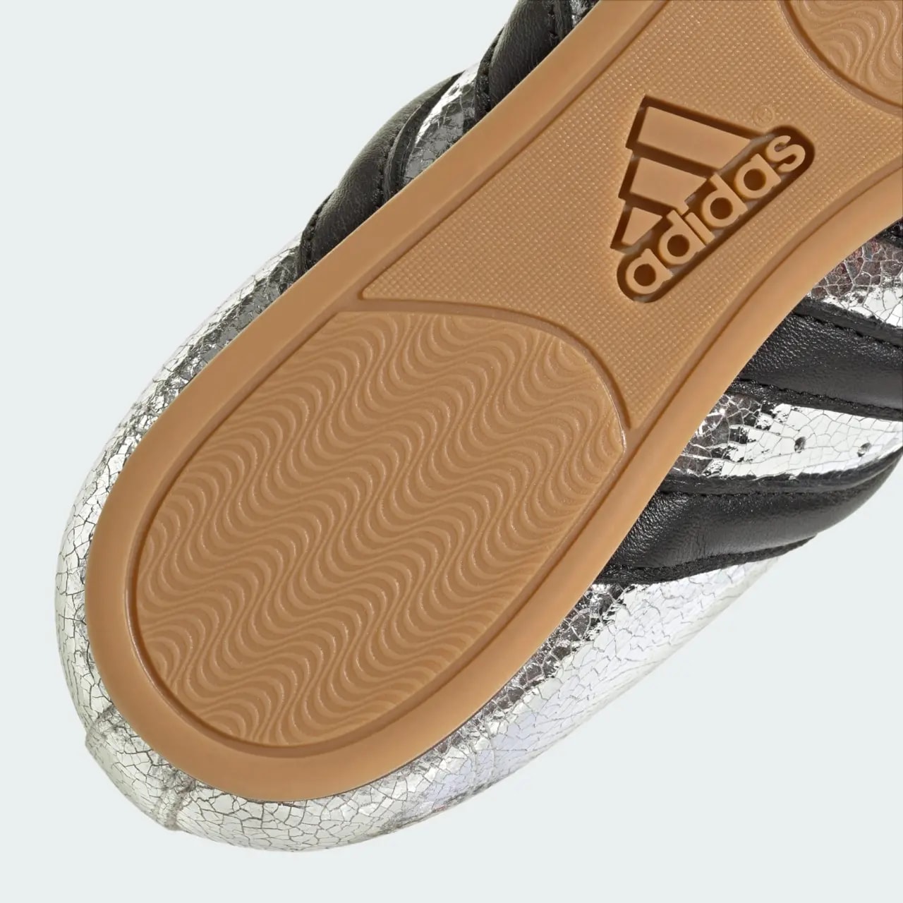 Giày Adidas Taekwondo 'Metallic Silver Black' JH9664 — ảnh 2