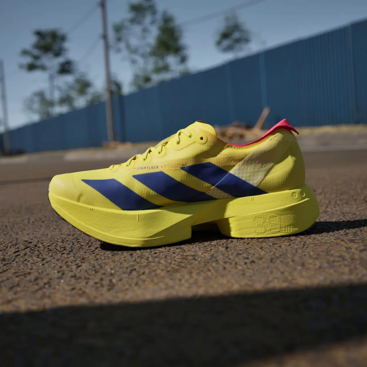 Giày Adidas Adizero Adios Pro 4 'Yellow Navy' JR6373 — ảnh 5