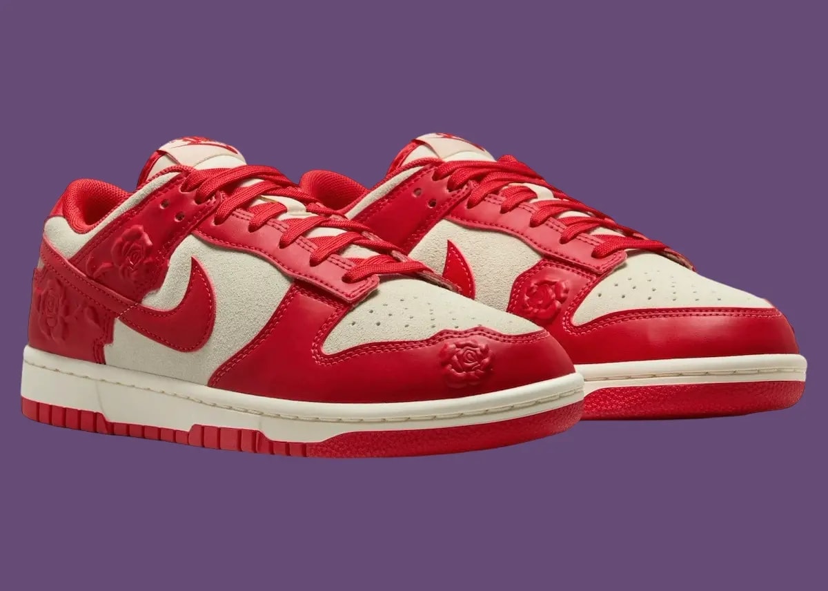 Giày Nike Dunk Low 'Red Roses' HF1986-100 — ảnh 5