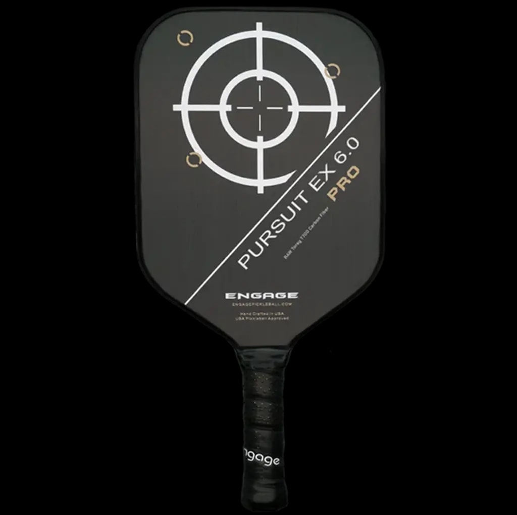 Vợt Pickleball Racket Engage Pursuit Pro EX 6.0 Standard 'Arctic Gold' — kich-thuoc: 16mm