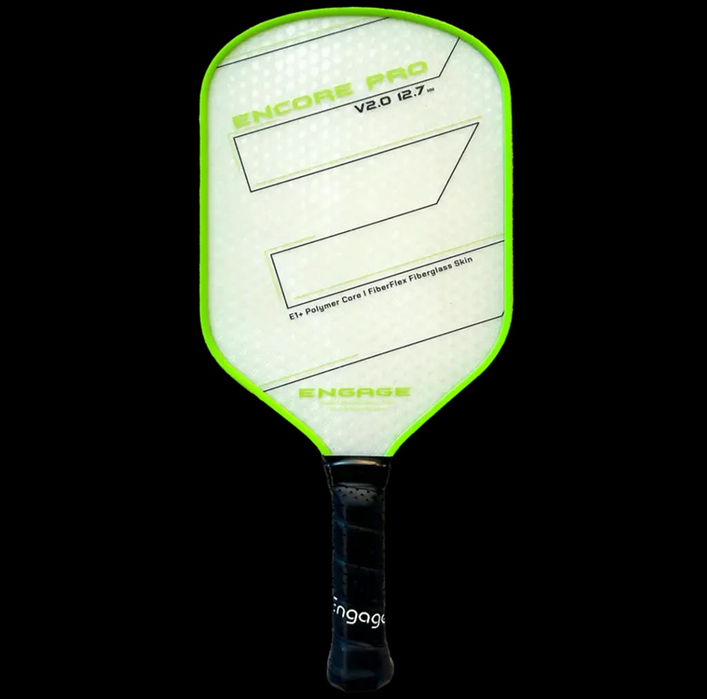 Vợt Pickleball Encore Pro V2.0 Hybrid 'Lime Flash'