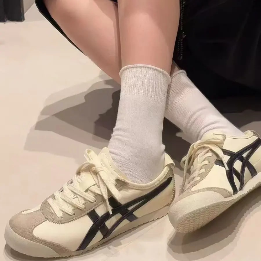 Giày Onitsuka Tiger Mexico 66 'Ivory Black' 1183C102-752 — ảnh 2