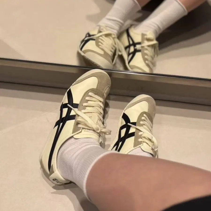 Giày Onitsuka Tiger Mexico 66 'Ivory Black' 1183C102-752 — ảnh 5