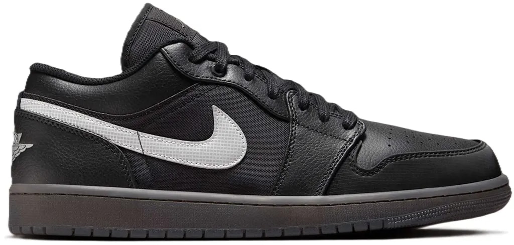 Giày Nike Air Jordan 1 Low 'Black White Dark Gum' HV5968-001 — kich-thuoc: 37.5