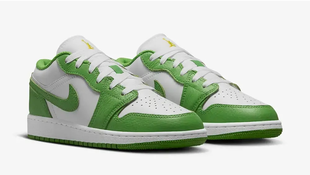 Giày Nike Air Jordan 1 Low GS 'Chlorophyll' HF4779-100 — ảnh 5