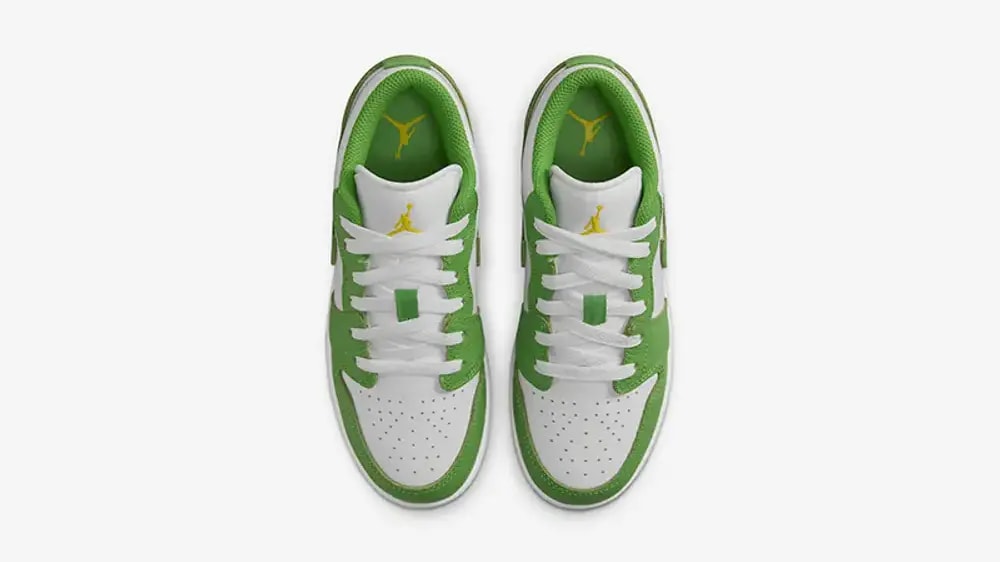 Giày Nike Air Jordan 1 Low GS 'Chlorophyll' HF4779-100 — ảnh 4