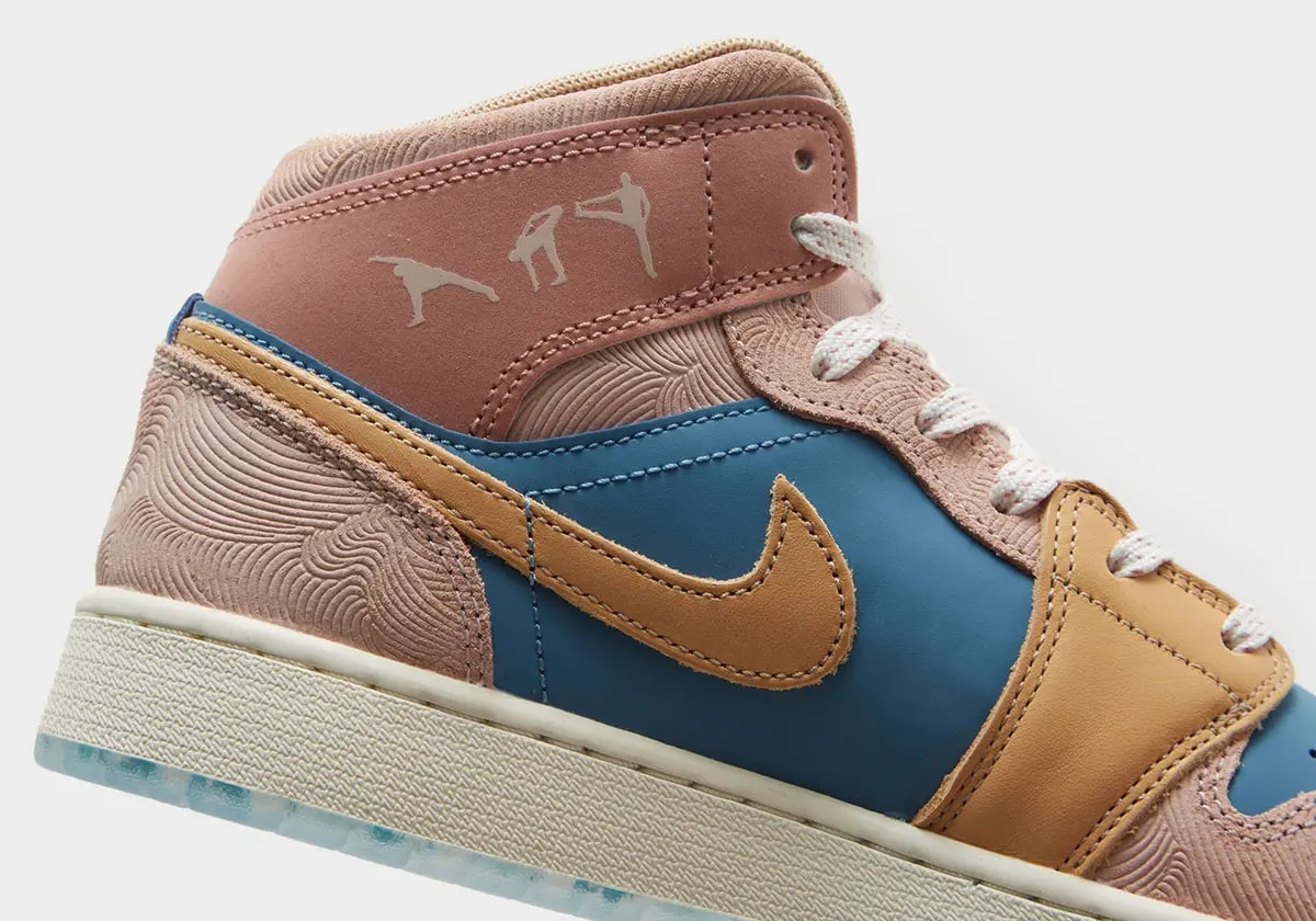Giày Nike Air Jordan 1 Mid SE GS 'Zen' FN7452-400 — ảnh 2