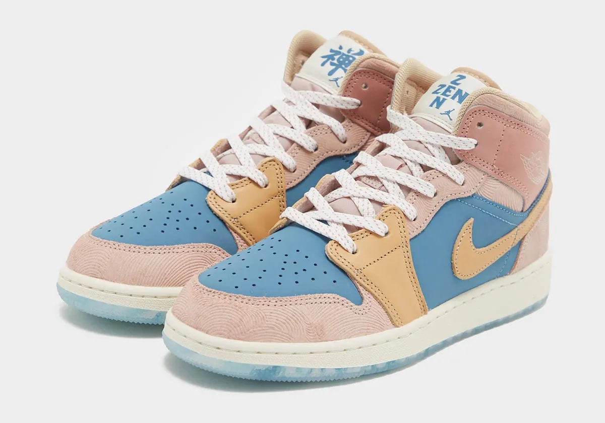 Giày Nike Air Jordan 1 Mid SE GS 'Zen' FN7452-400 — ảnh 5