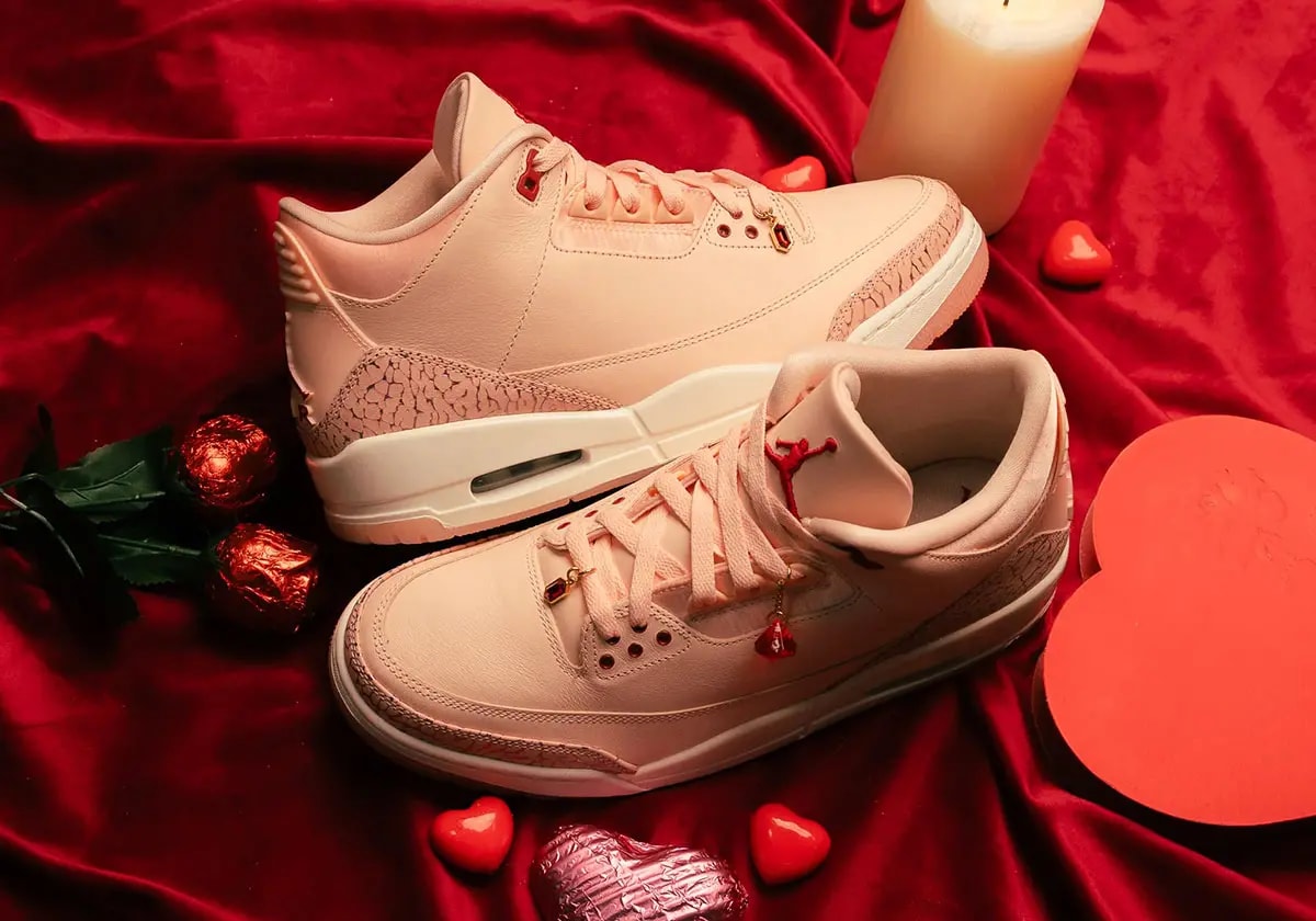 Giày Nike Air Jordan 3 Retro 'Valentine's Day Treat Yourself' HJ0178-600 — ảnh 3