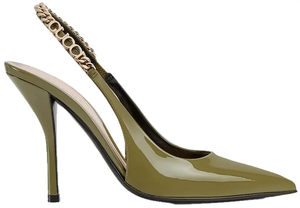 Giày Gucci Signoria Slingback Pump 'Dark Green' 783821-BNC80-3706 — kich-thuoc: 36