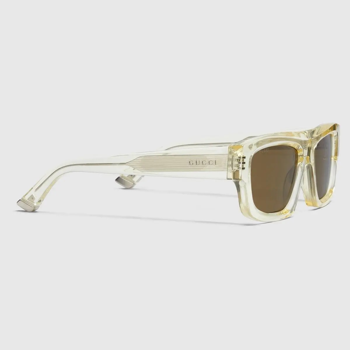 Kính Gucci Rectangular Frame Sunglasses 'Yellow' 823843-J0740-7423 — ảnh 3