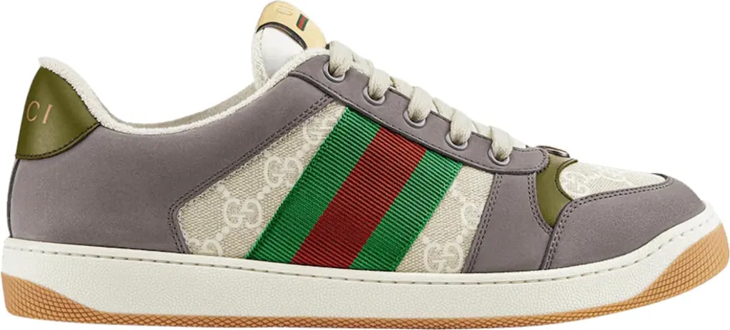 Giày Gucci Screener GG Canvas 'Grey Beige' 703648-UULG0-9680 — kich-thuoc: 40
