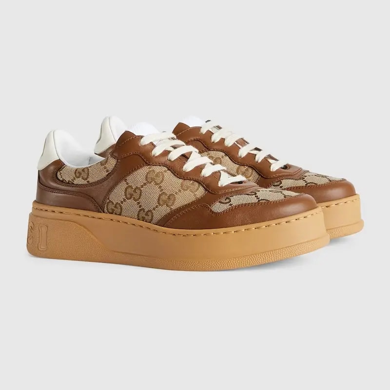Giày Gucci GG Trainer 'Beige And Ebony' ‎676092-UPG20-2866 — ảnh 5