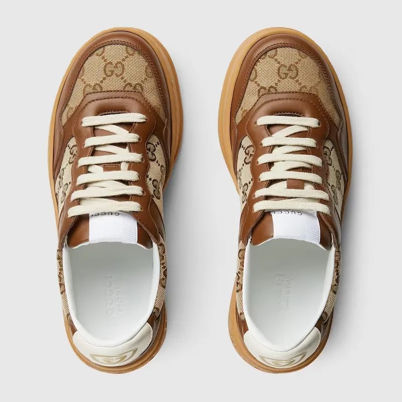Giày Gucci GG Trainer 'Beige And Ebony' ‎676092-UPG20-2866 — ảnh 4