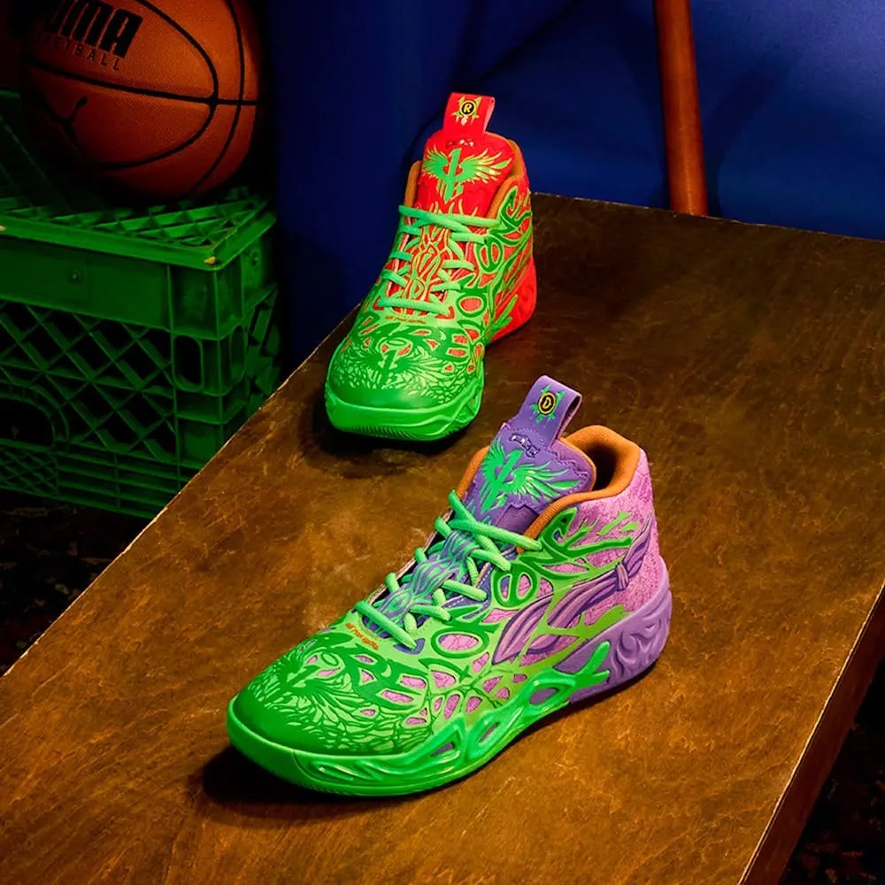 Giày Puma LaMelo Ball MB.04 'Teenage Mutant Ninja Turtles' 312055-01 — ảnh 3