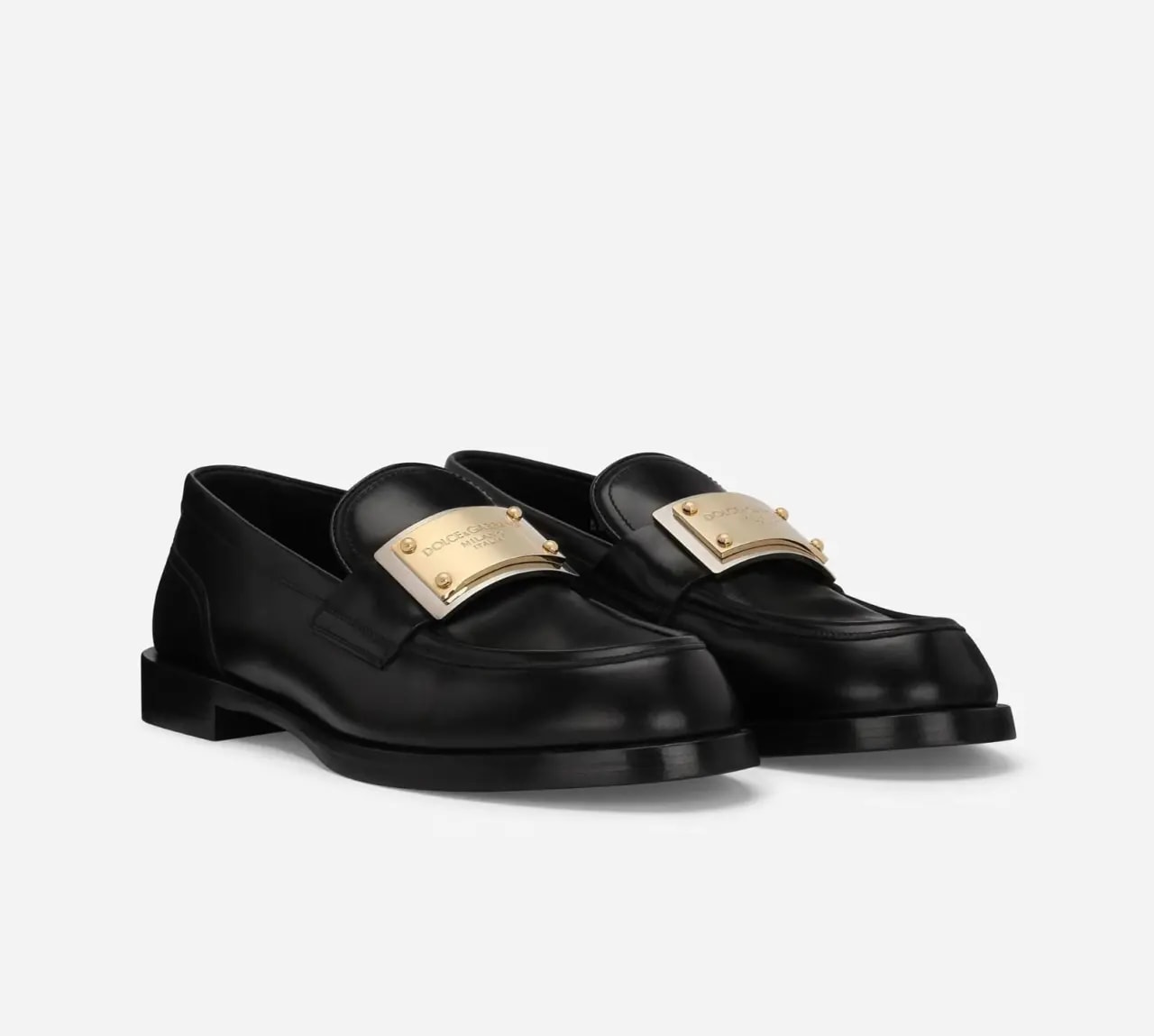 Giày Dolce & Gabbana Brushed Loafers 'Black' A30203AB64080999 — ảnh 4