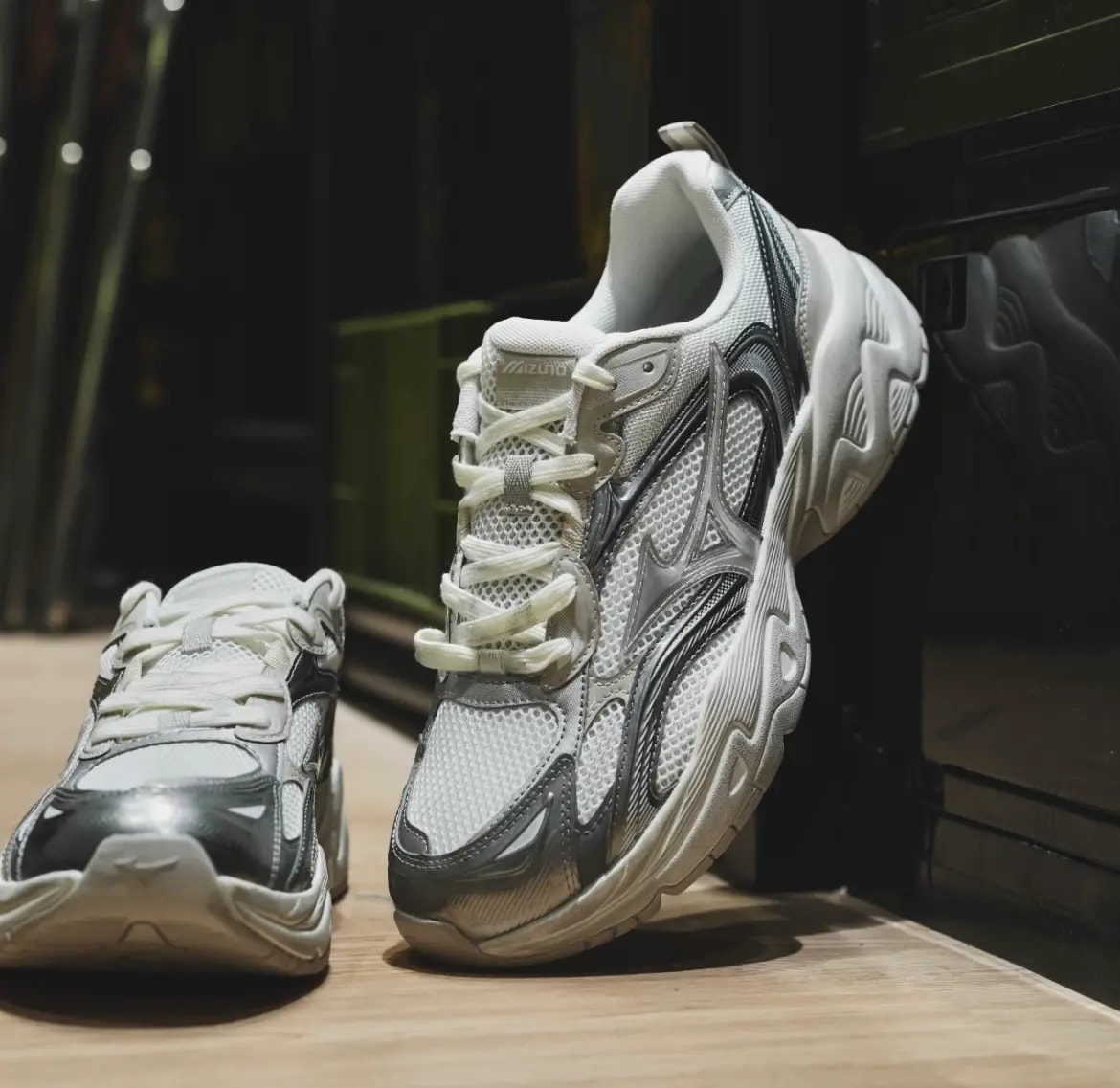 Giày Mizuno Trainer 2K 'White Grey' D1GH250403 — ảnh 5