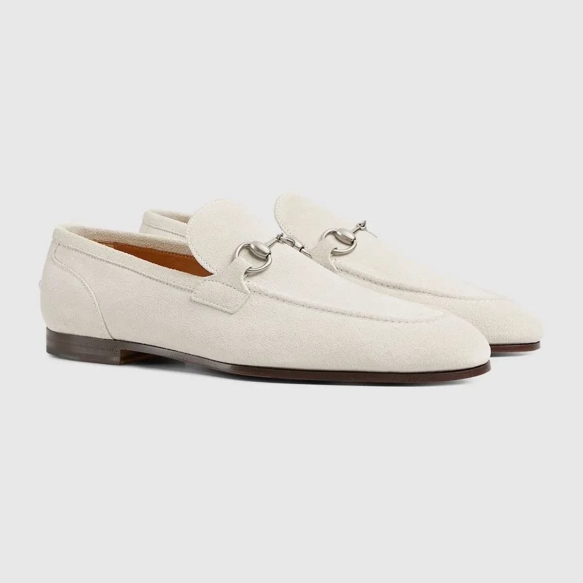 Giày Gucci Jordaan Loafer 'Light Grey' 406994-AADUN-9509 — ảnh 3