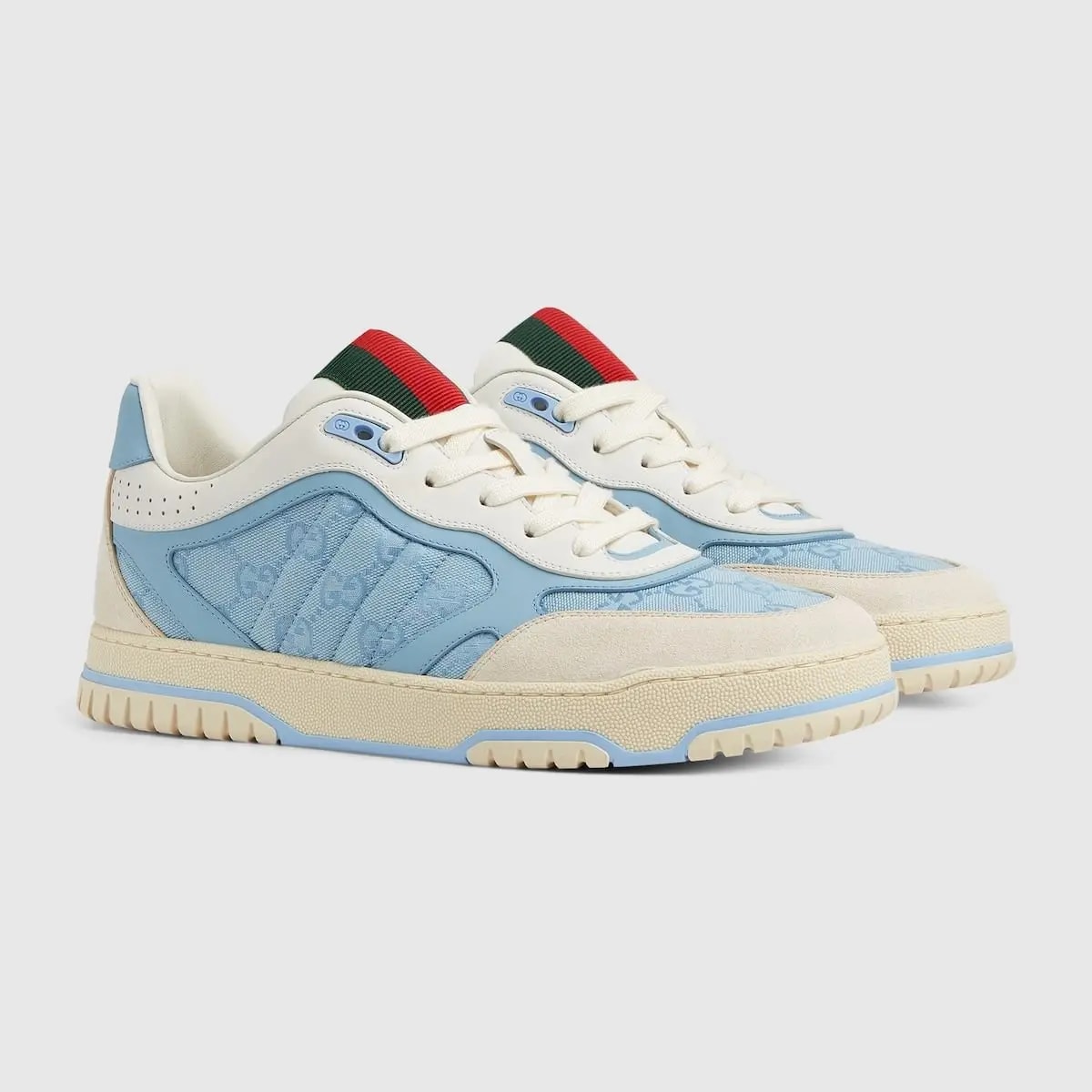 Giày Gucci Re-Web Sneaker 'Light Blue' 824221-AADJA-9571 — ảnh 4