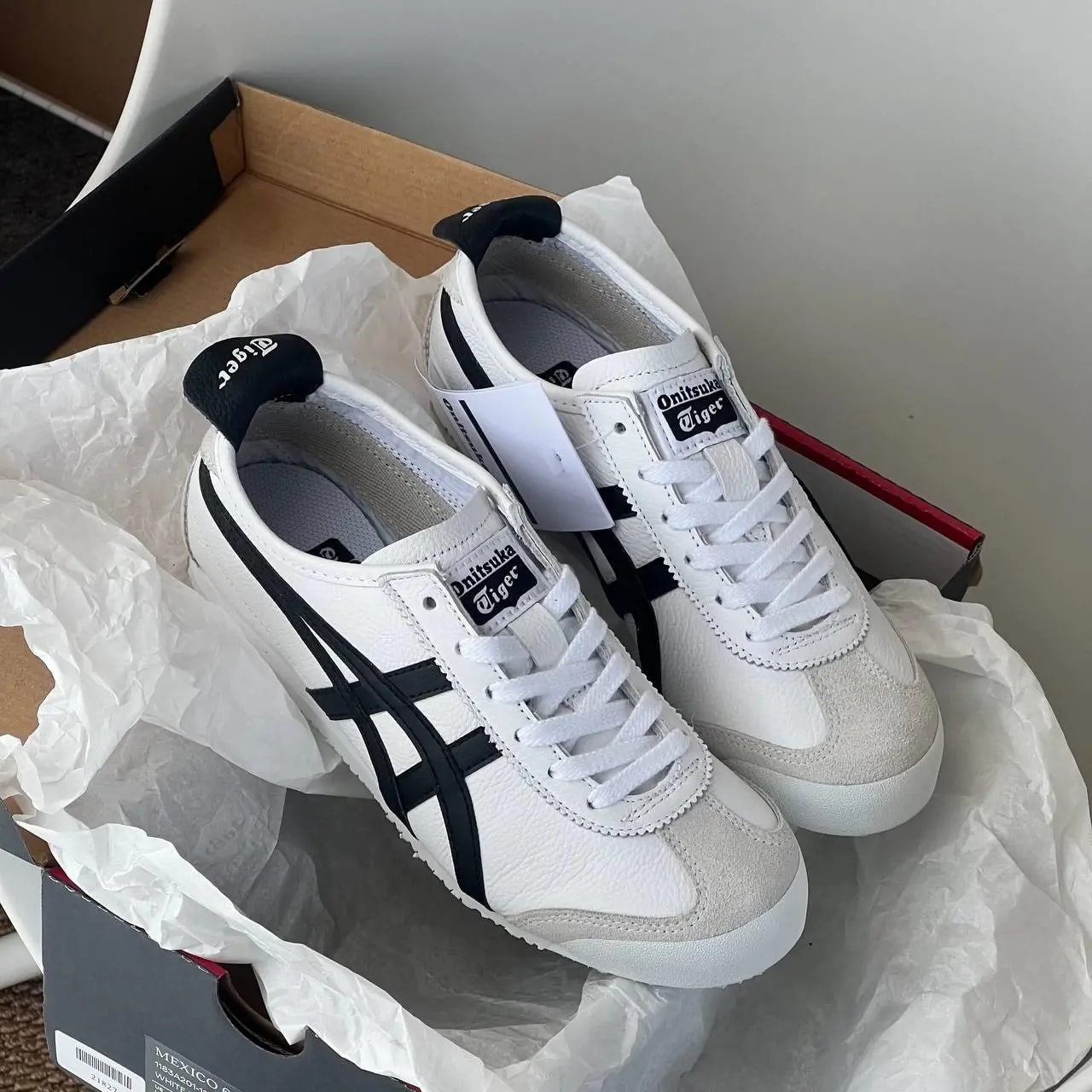 Giày Onitsuka Tiger Mexico 66 'White Black' 1183A201-126 — ảnh 2
