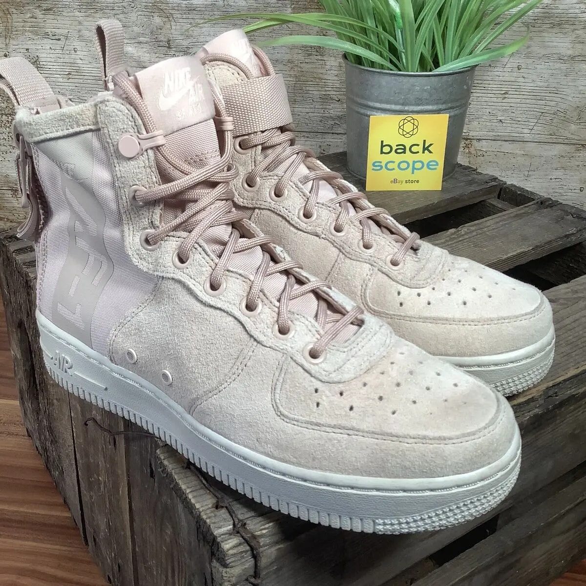 Giày Nike SF Air Force 1 Mid 'Particle Beige' AA3966-201 — ảnh 3