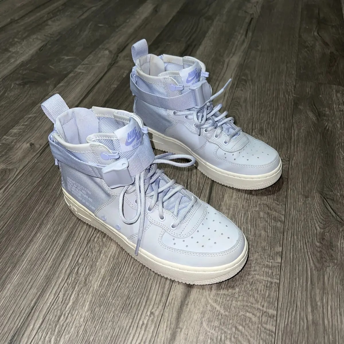 Giày Nike SF Air Force 1 Mid GS 'Palest Purple' AJ0424-500 — ảnh 4