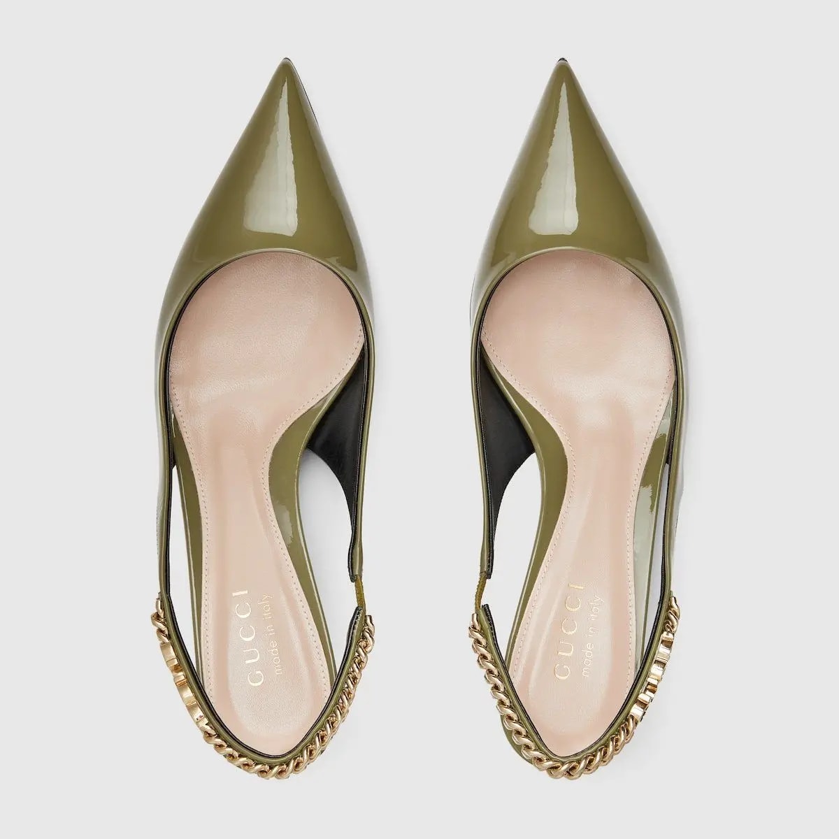 Giày Gucci Signoria Slingback Pump 'Dark Green' 782832-BNC80-3706 — ảnh 2