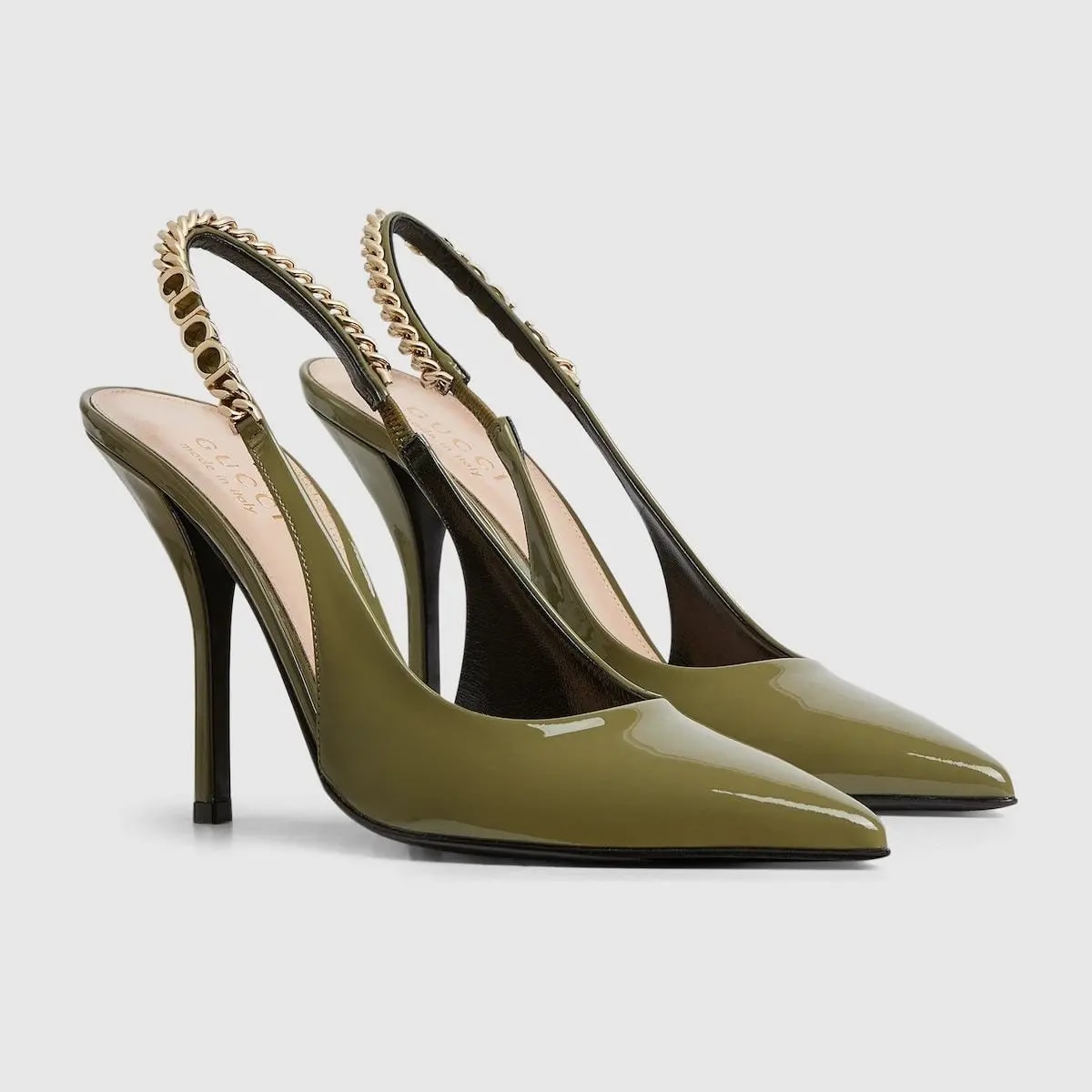 Giày Gucci Signoria Slingback Pump 'Dark Green' 783821-BNC80-3706 — ảnh 4