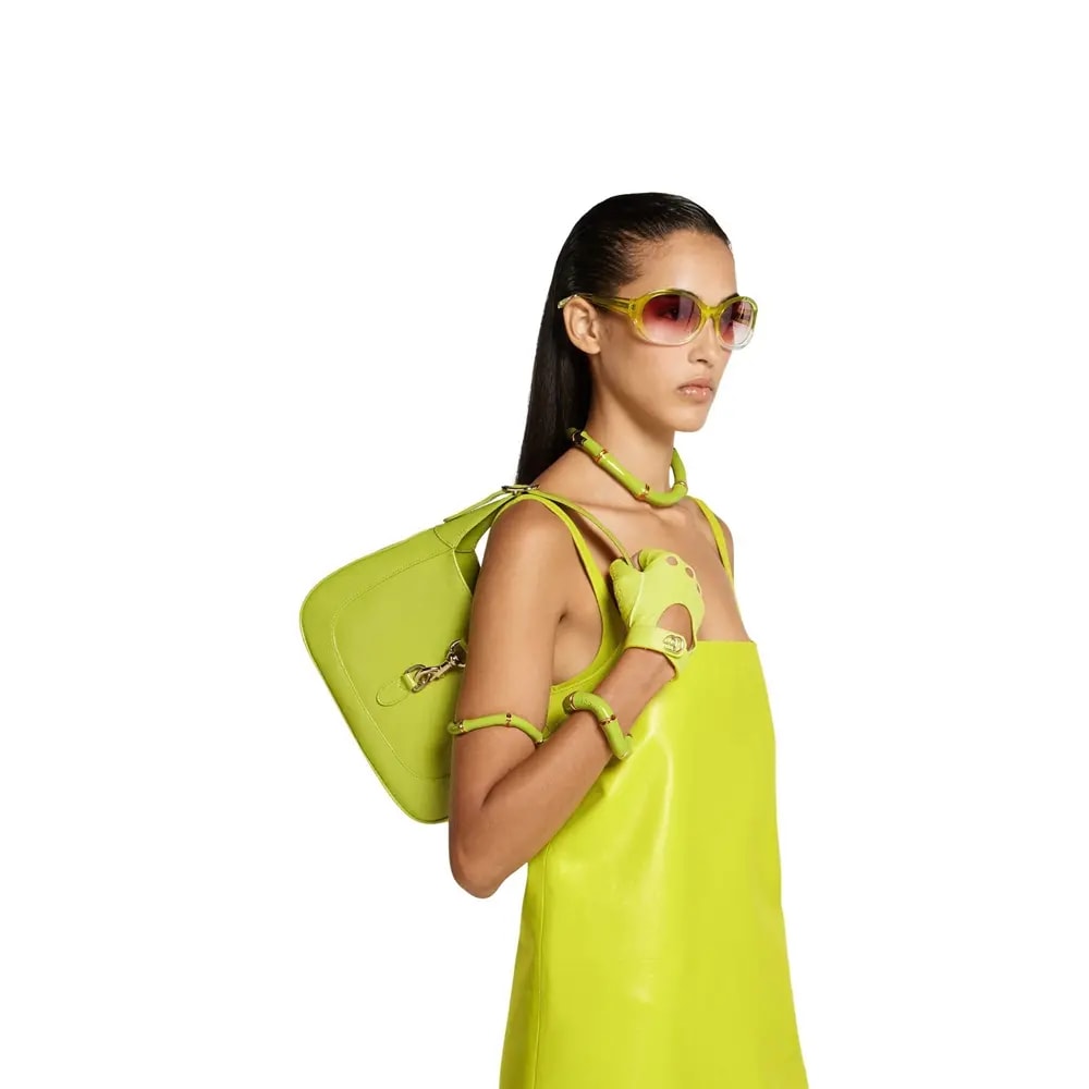 Túi Gucci Jackie Small Shoulder Bag 'Bright Green' 782849-AADHF-3542 — ảnh 2