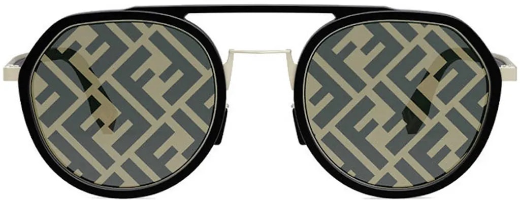 Kính Fendi Sunglasses 'Black Gold' FE40040U-02C