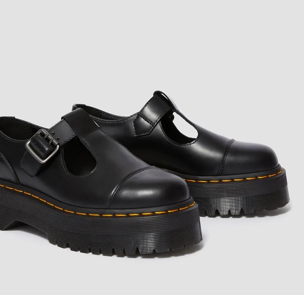 Giày Dr.Martens Bethan Polished Smooth Leather 'Black' 15727001 — ảnh 4