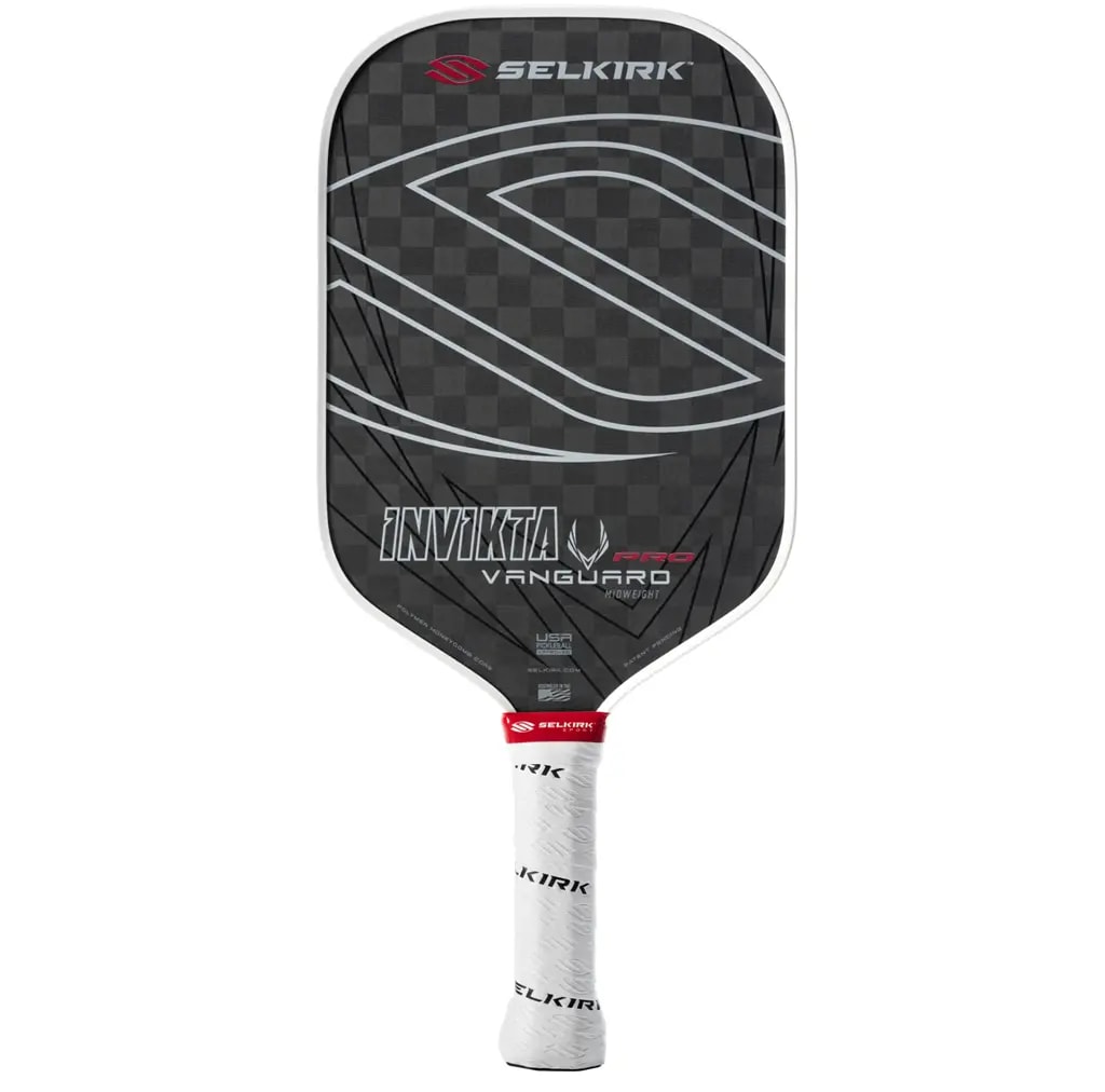 Vợt Pickleball Selkirk Vanguard Pro Invikta Raw Carbon 'Black White'