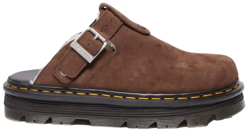 Giày Dr.Martens Zebzag Suede Slingback Platform Mule 'Brown' 31938201 — kich-thuoc: 41