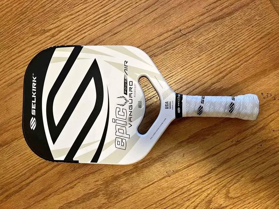 Vợt Pickleball Selkirk Vanguard Power Air Epic 13mm 'White Black' — ảnh 4