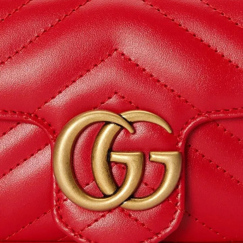 Túi Gucci GG Marmont Super Mini Bag 'Red' 476433-DTDHT-6832 — ảnh 3