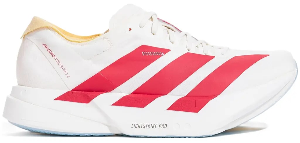 Giày Adidas Adizero Adios Pro 4 'White Red' JR4542 — kich-thuoc: 41 1/3