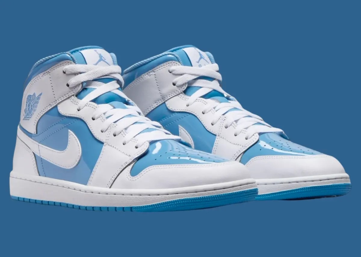 Giày Nike Air Jordan 1 Mid 'Legend Blue' FZ2142-114 — ảnh 5
